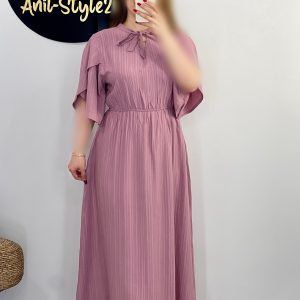 پیراهن بلند آستین لاله