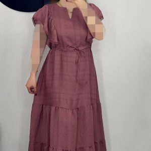 پیراهن بلند آستین عروسکی