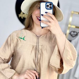 تونیک آستین کلوش گلدوزی