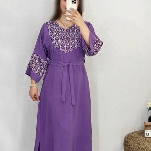 پیراهن ابروبادی خرجکار کوک دوزی