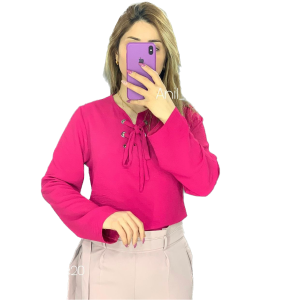 شومیز یقه پانچ