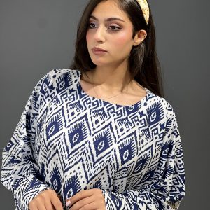 شومیز کیمونو طرح دار