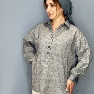 تونیک لینن لمه دار