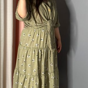 دامن لینن گچی