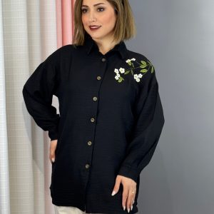 تونیک سرشانه گلدوزی