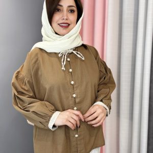 شومیز یقه بندی عروسکی