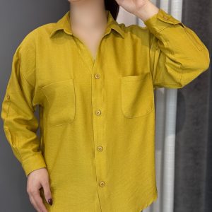 شومیز یقه وی