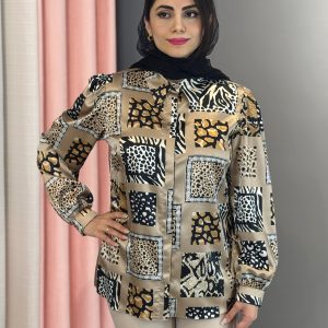 شومیز ساتن ترک